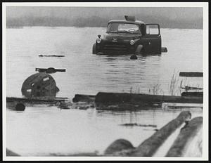 Lonely car in old Norwood Canton Airport