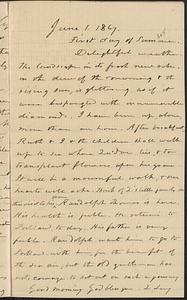 Letter from Zadoc Long to John D. Long, June 1, 1867