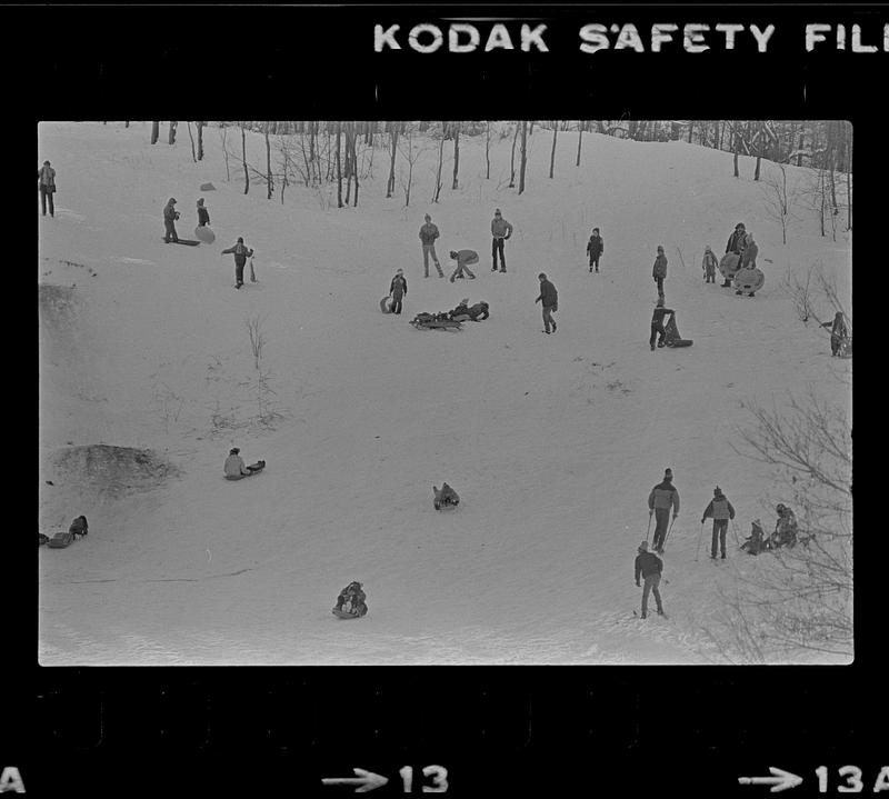 March's Hill sledders