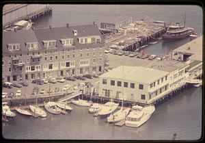 Commercial Wharf from the Custom House Tower Boston