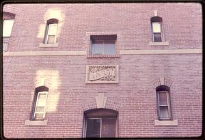 Building date on 1897 Henchman Street corner of Charter Street North End Boston