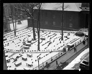 King's Chapel Burying Ground Jan. 1930