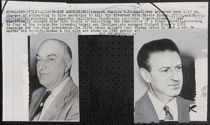 Charles W. Hinman, Murray Chotiner