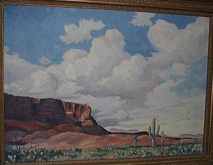 Sierra Desert with Clouds