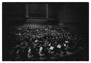 Recording "La Mer" for Victor R.C.A., Dr. K & Boston Symphony Orchestra, also recording mch.