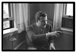 Pops Arthur Fiedler at home