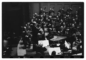 Orchestra performance, Boston Symphony Hall