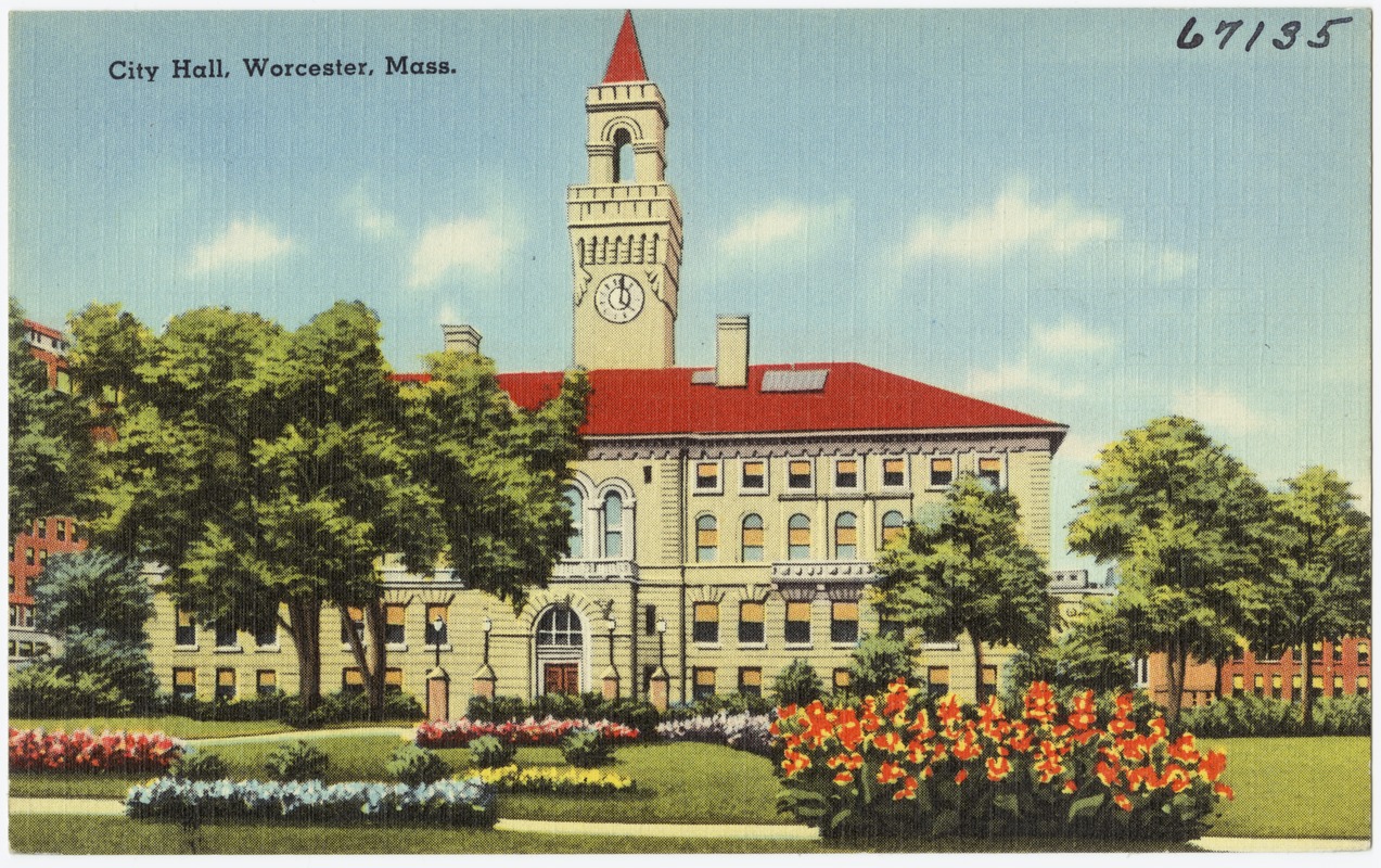City hall, Worcester, Mass.