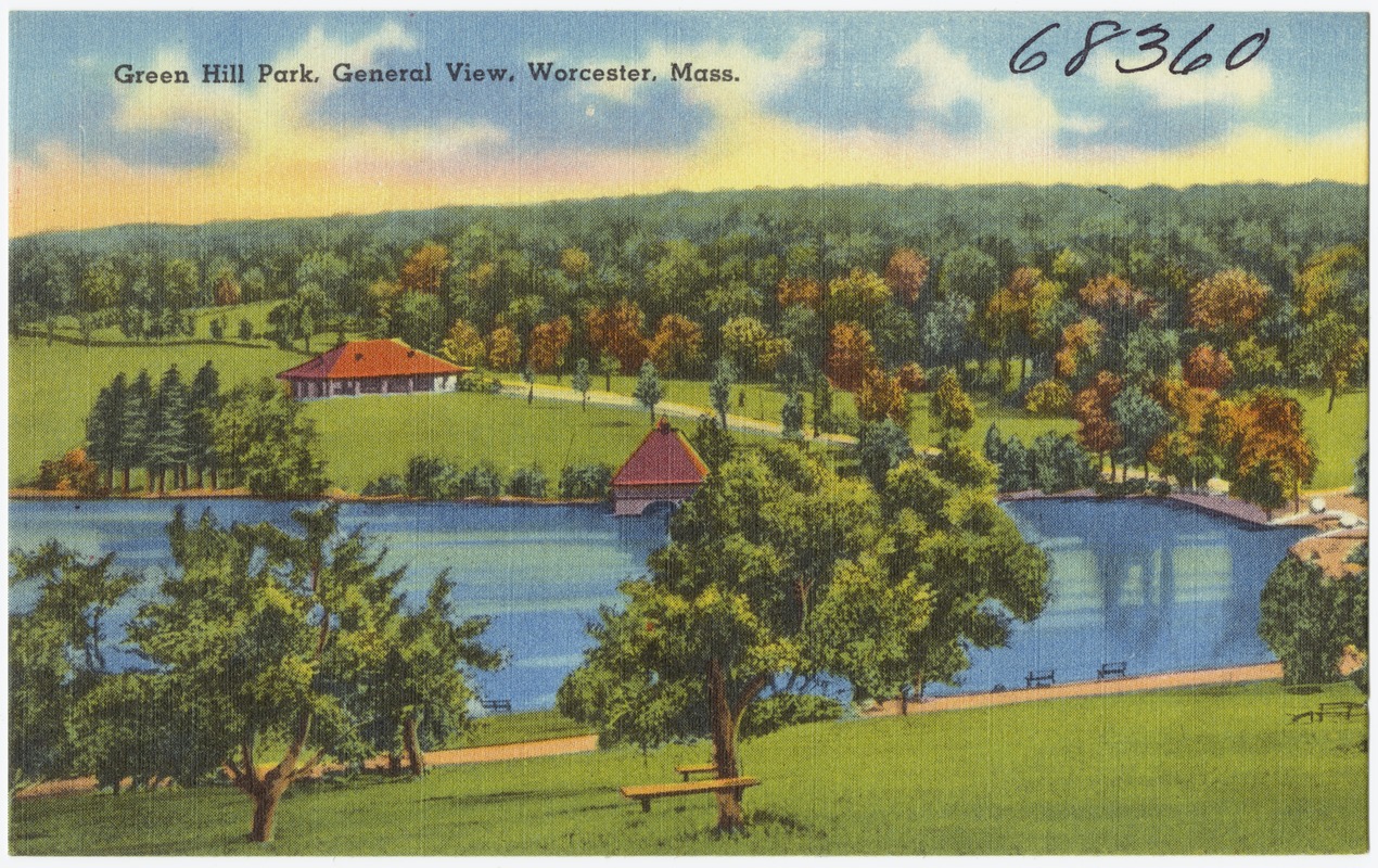 Green Hill Park, general view, Worcester, Mass.