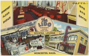 The Lido, cocktail lounge. Worcester, Mass.