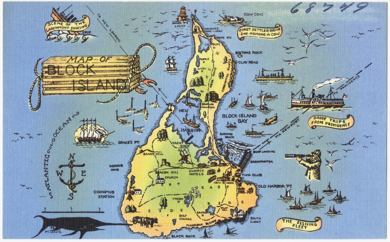 Map of Block Island