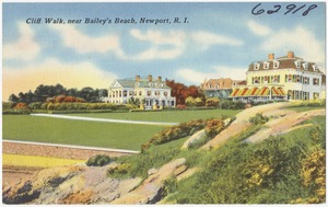 Cliff Walk, near Bailey's Beach, Newport, R.I.