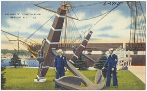 Anchors of "Constellation," Newport, R.I.