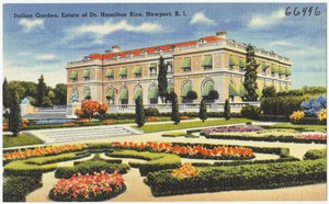 Italian Garden, Estate of Dr. Hamilton Rice, Newport, R.I.