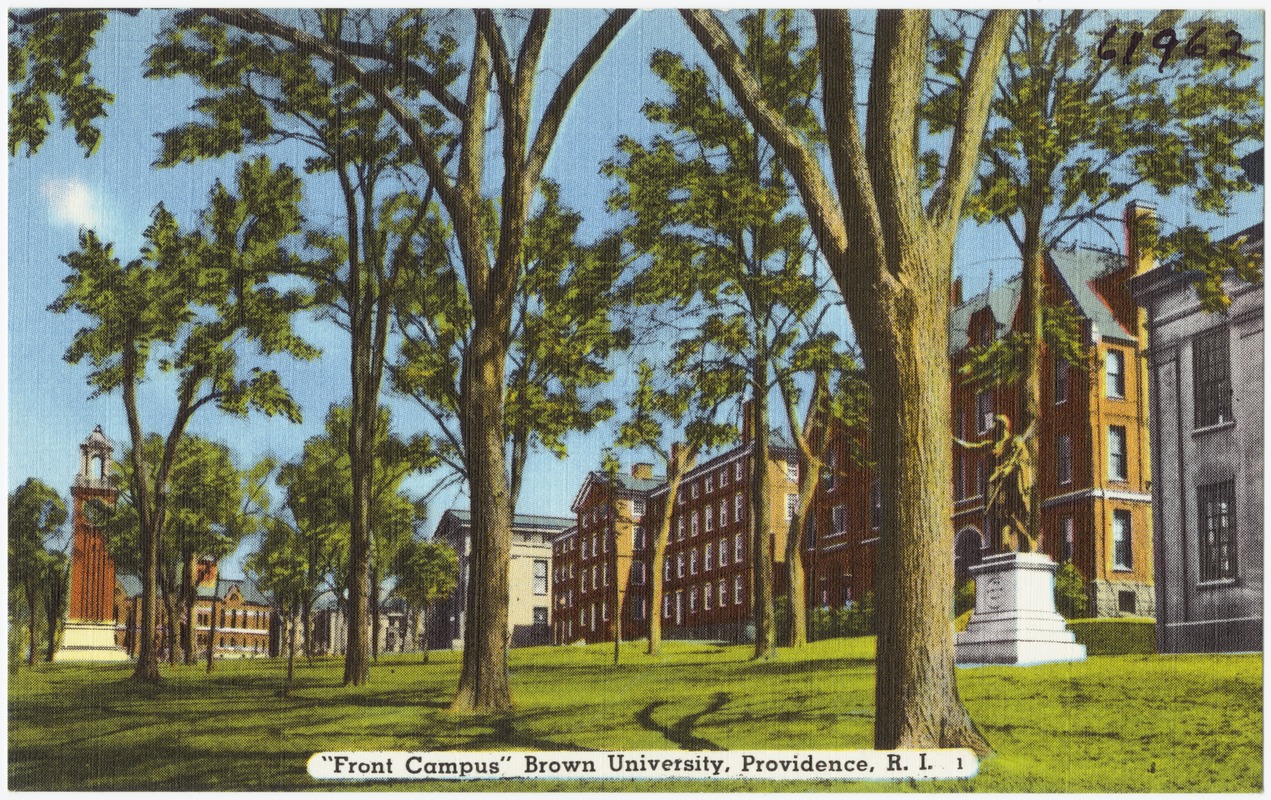 "Front Campus" Brown University, Providence, R.I. Digital Commonwealth