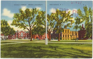 "Middle Campus" Brown University, Providence, R.I.