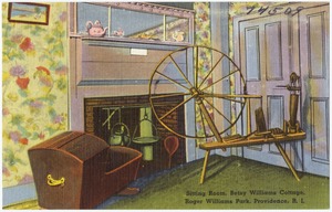 Sitting room, Betsy Williams Cottage, Roger Williams Park, Providence, R.I.