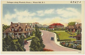 Cottages along Westerly Avenue, Watch Hill, R.I.