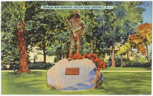 Spanish War Memorial, Wilcox Park, Westerly, R.I.