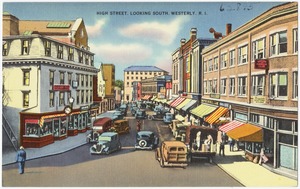 High Street, looking south, Westerly, R.I.