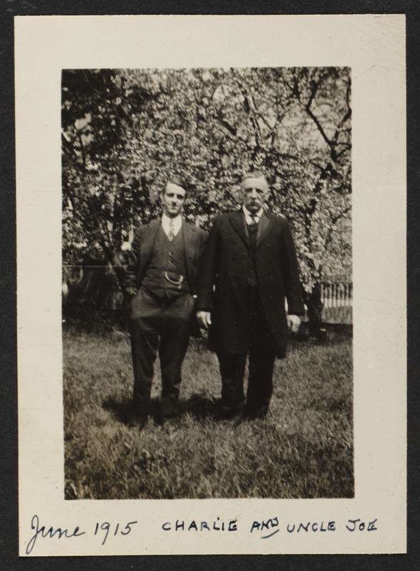 June 1915, Charlie and Uncle Joe