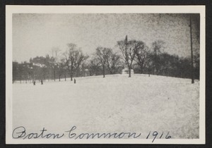 Boston Common, 1916