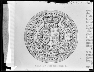 King George II Coat of Arms Massachusetts
