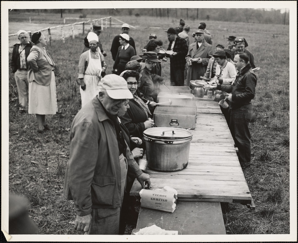 Emergency Mass Feeding, Fort Dix, New Jersey [1954]