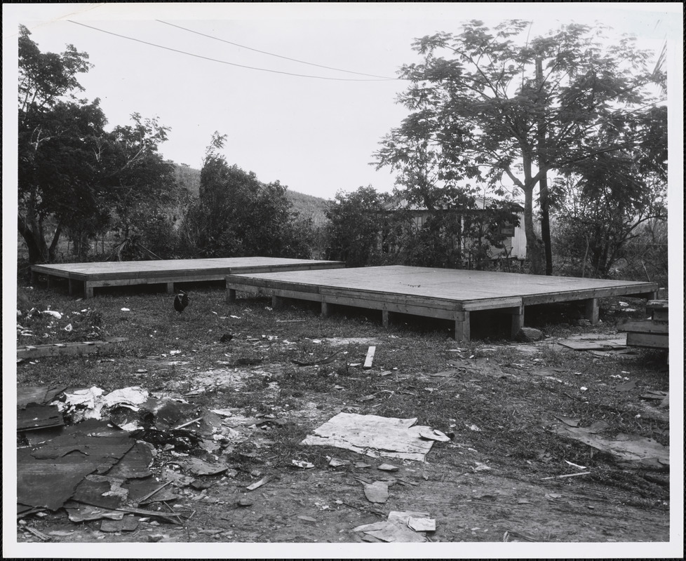 Hurricane "Betsy" Puerto Rico 8/12/1956 Digital Commonwealth