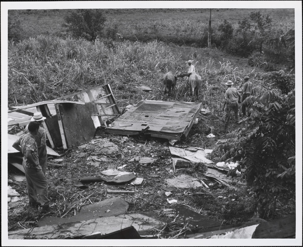 Hurricane "Betsy" Puerto Rico 8/12/1956 Digital Commonwealth