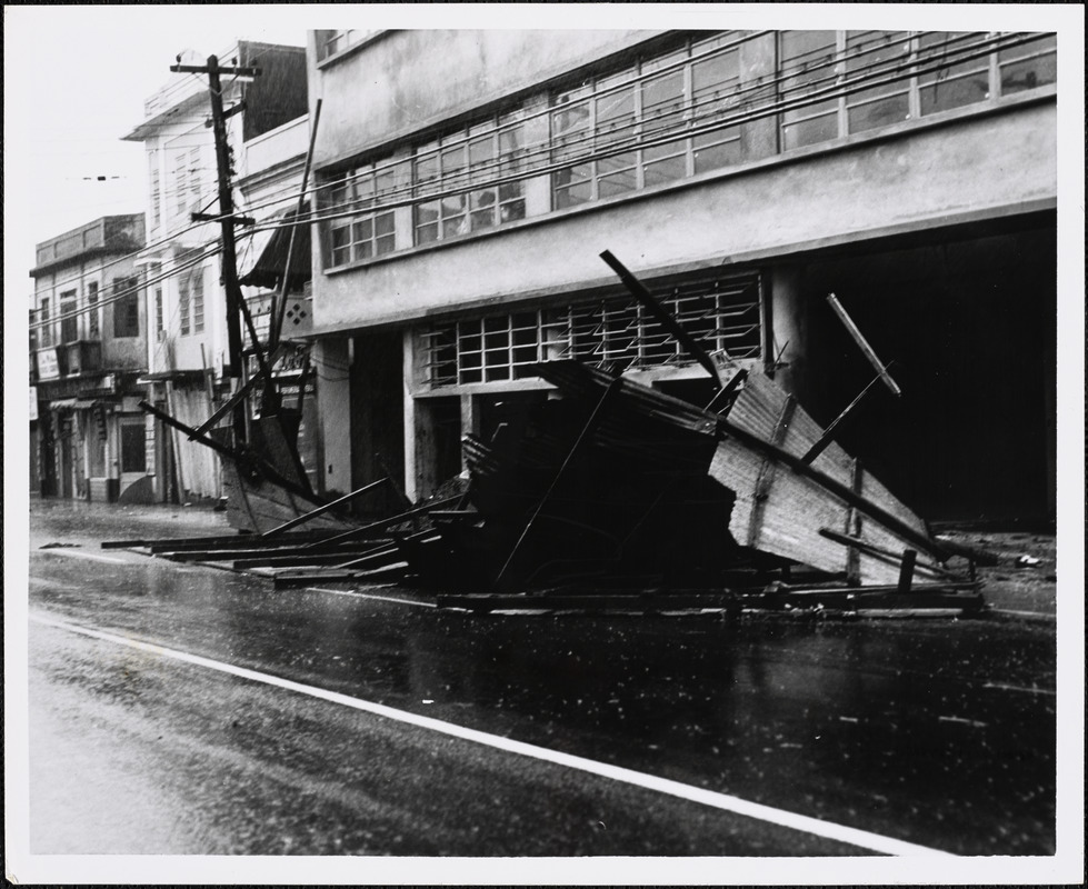 Hurricane "Betsy" Puerto Rico 8/12/1956 Digital Commonwealth