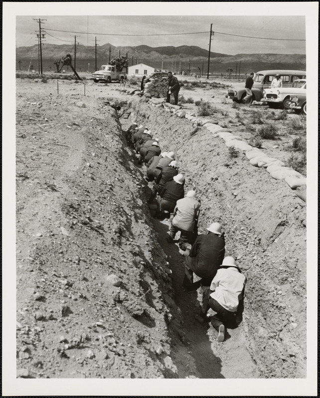 Welfare photos of Operation Cue Atomic Explosion