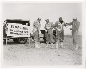 Welfare photos of Operation Cue Atomic Explosion