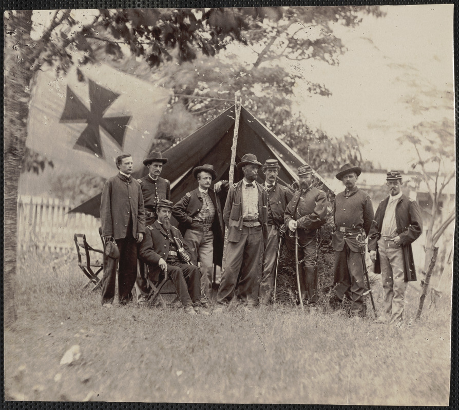 General Charles Griffin and staff, 5th Army Corps - Digital Commonwealth