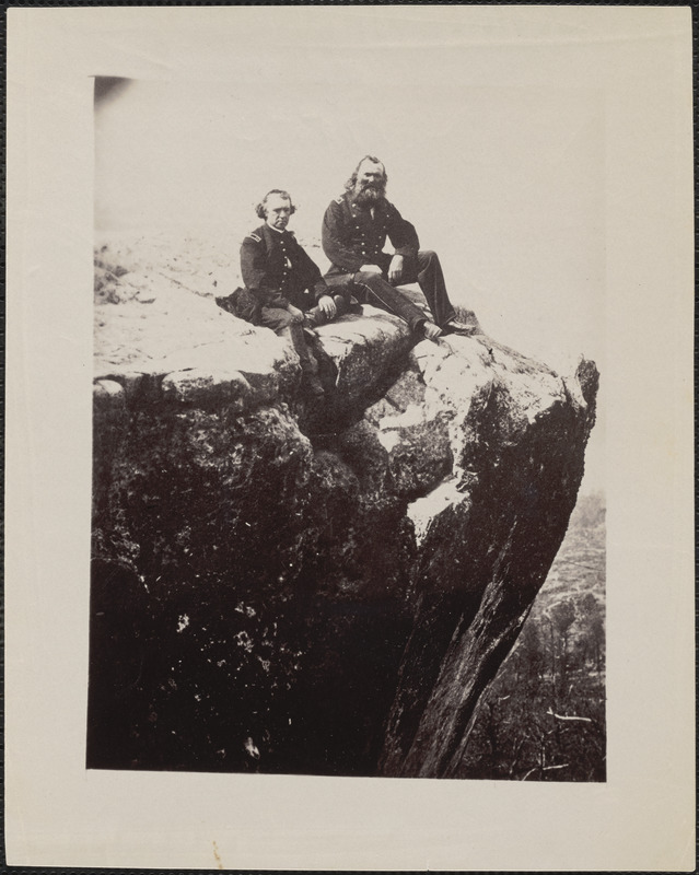 Colonel D.C. McCallum and Captain J.C. Wyman on Lookout Mountain