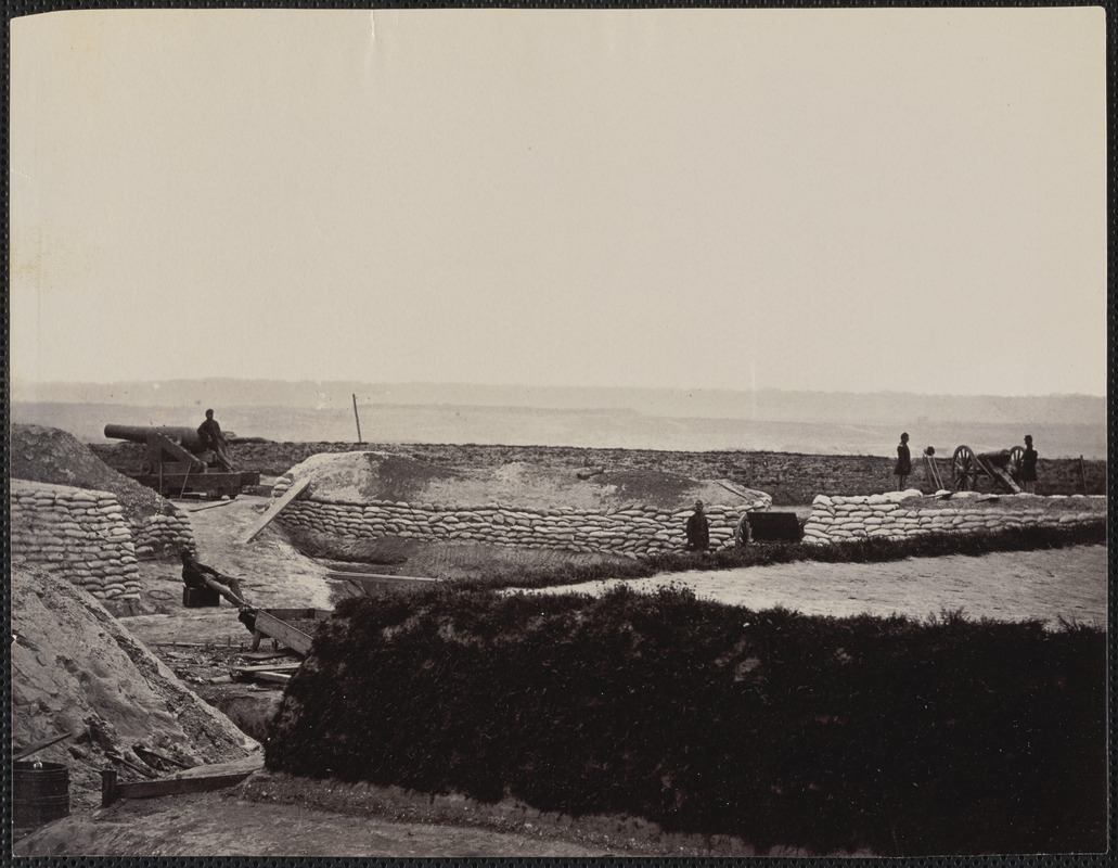 Confederate fortifications at Yorktown Virginia - Digital Commonwealth