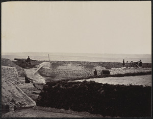 Confederate fortifications at Yorktown Virginia