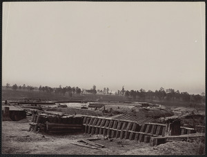 Interior of Fort Sedgwick before Petersburg