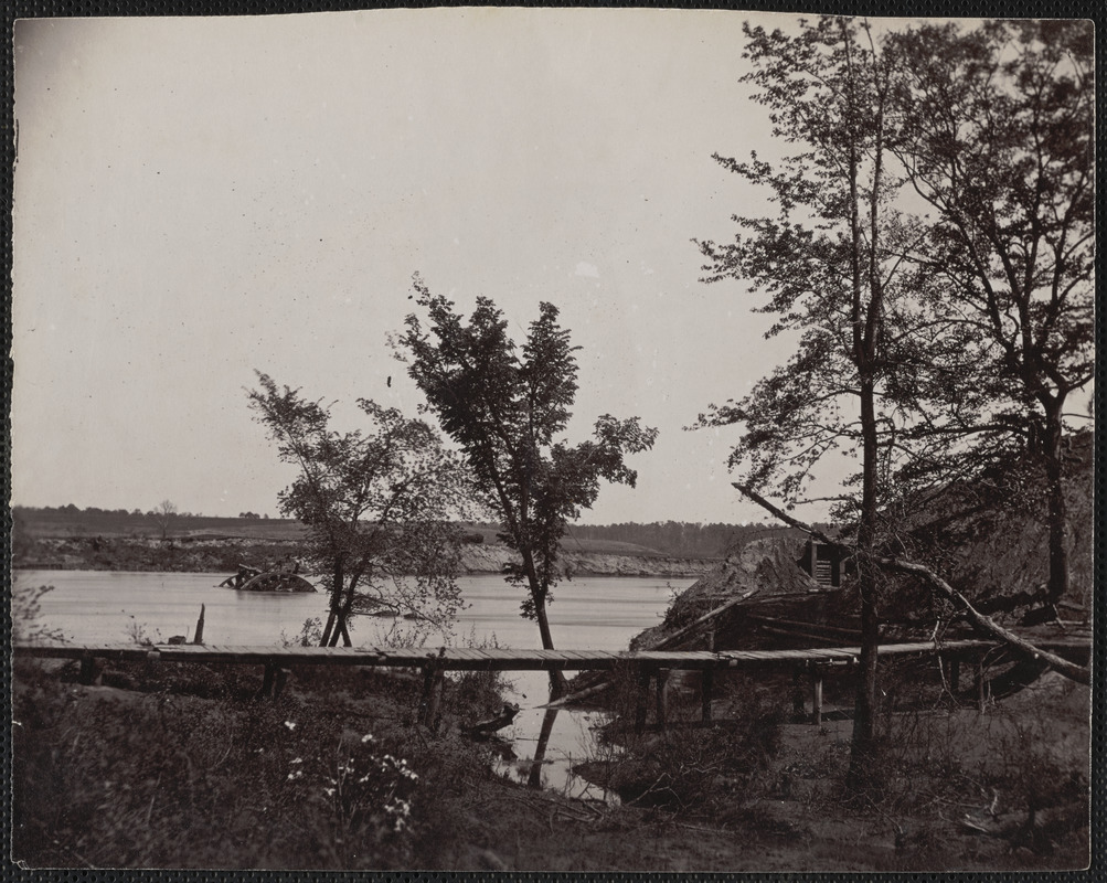 Fort Darling, masked battery and obstructions in James River below Richmond