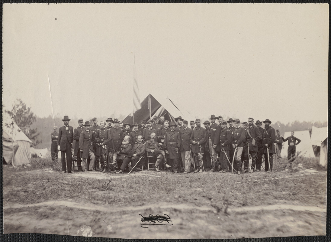 Major General George G. Meade and staff