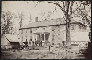 Welford House Brandy Station Virginia, General John Sedgwick, General George W. Getty and staff