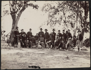 General Ambrose E. Burnside and staff, 9th Army Corps