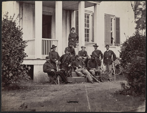 General J.H. Wilson and staff, Cavalry Corps