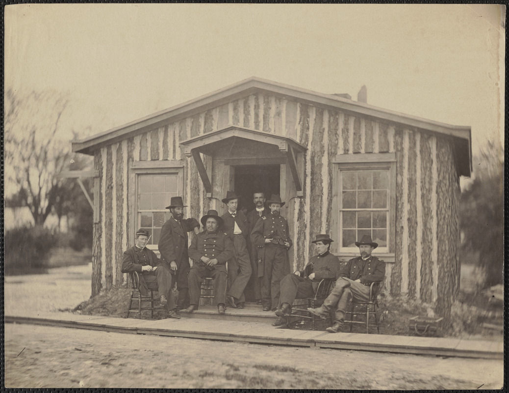 Part of General Grant's staff at City Point Virginia