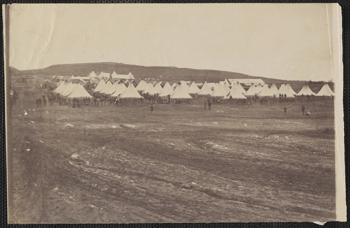 Camp of 34th Massachusetts Infantry at Fort Lyon Virginia