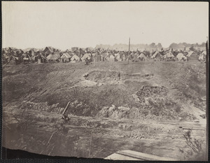 Camp of Construction Corps U.S. military railroad City Point