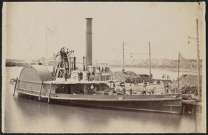 Government boat wharf, Alexandria, Virginia, steamer