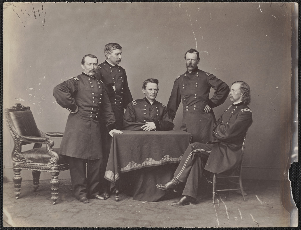 General Philip A. Sheridan (left), General James W. Forsyth, General ...