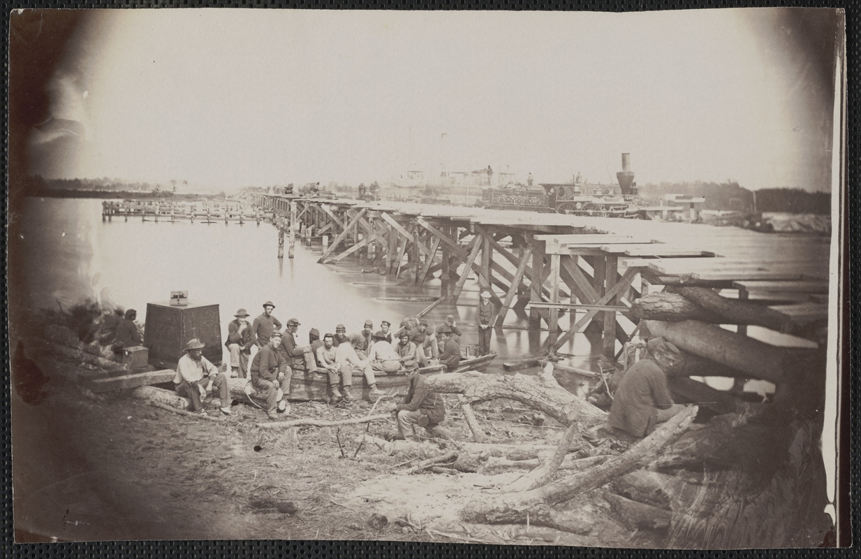 Bridge across Pamunkey River, near White House - Digital Commonwealth