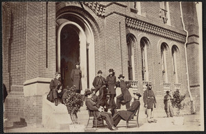 Officers at Fairfax Seminary group of officers